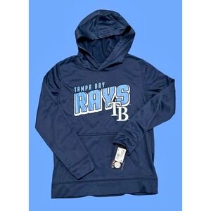 Tampa Bay Rays Youth Hoodie MLB Baseball Pullover Sweatshirt Size M 10/12